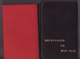 Item #17159 SOUFFRANCE DE MON PAYS. VERCORS, Jean Marcel Bruller