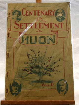 Item #192441 CENTENARY OF THE SETTLEMENT OF THE HUON