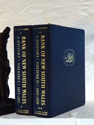 Item #192698 BANK OF NEW SOUTH WALES. A History. R. F HOLDER
