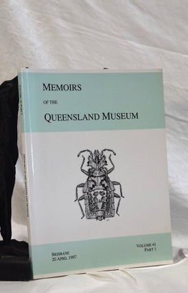 Item #192788 MEMOIRS OF QUEENSLAND MUSEUM VOLUME 41 Part 1.Revision of The Australian Subfamily...