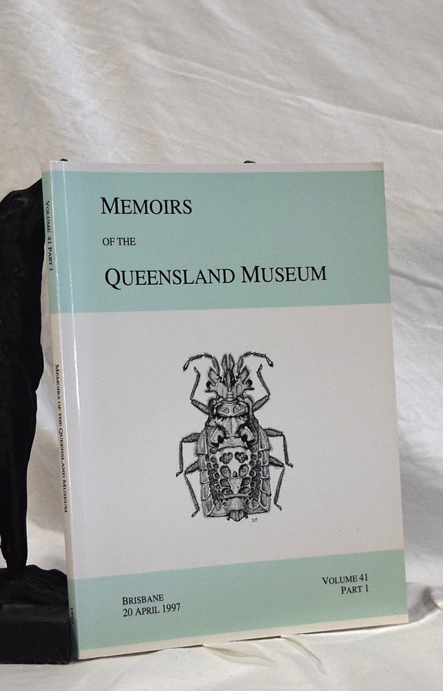 Item #192788 MEMOIRS OF QUEENSLAND MUSEUM VOLUME 41 Part 1.Revision of The Australian Subfamily Mezirinae [ Insecta; Heppmiptera : Aradidae.]