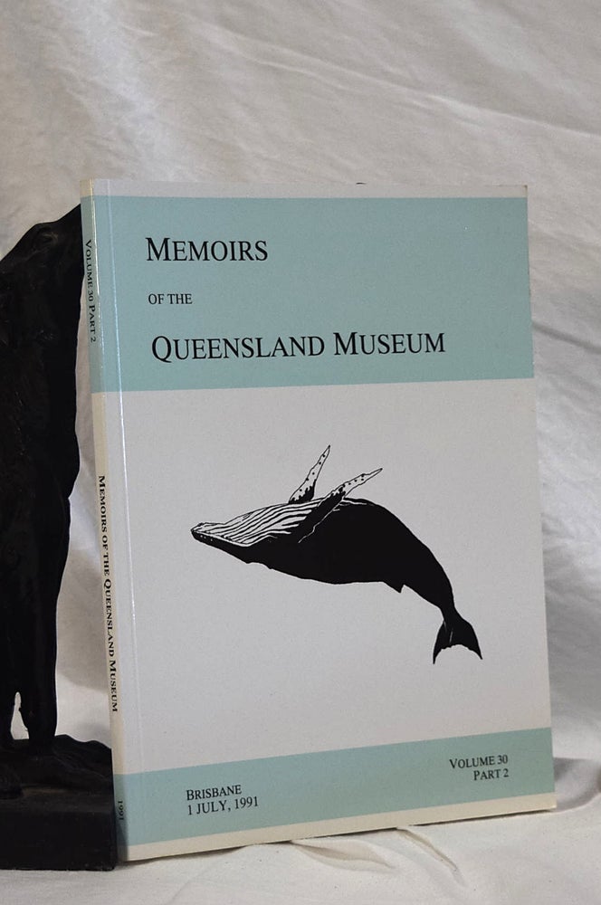 Item #192789 MEMOIRS OF QUEENSLAND MUSEUM VOLUME 30 Part 2. Humpback Whales. P. A. JELL, R. A. PATERSON.