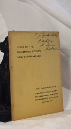 Item #193012 SOILS OF THE MACQUARIE REGION. NEW SOUTH WALES. R. G. DOWNES