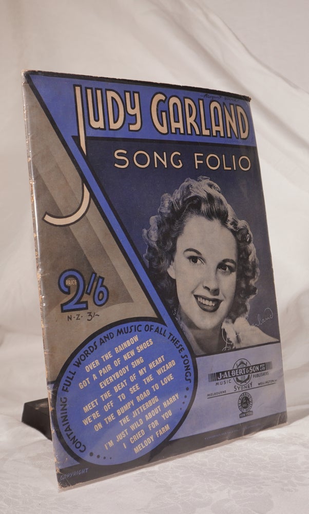 Item #193120 JUDY GARLAND SONG BOOK. Judy GARLAND.