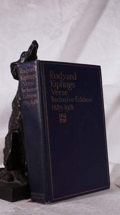 Item #193640 Rudyard Kipling's Verse Inclusive Edition 1885-1918. Rudyard KIPLING