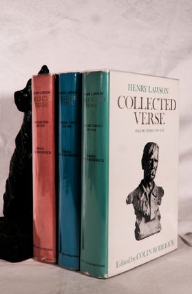 Item #194461 HENRY LAWSON. COLLECTED VERSE. Three Volume Set. Henry LAWSON