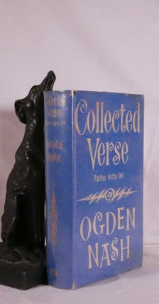 Item #194476 COLLECTED VERSE FROM 1929 ON. Ogden NASH