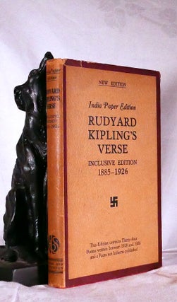Item #194670 RUDYARD KIPLING'S INCLUSIVE VERSE. 1885 - 1926. India Paper Edition. Rudyard KIPLING