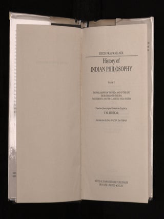 HISTORY OF INDIAN PHILOSOPHY.