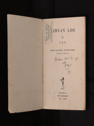 LIBYAN LOG. EMPIRE AIR FORCES - WESTERN DESERT JULY '41 - JULY '42.