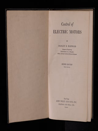 CONTROL OF ELECTRIC MOTORS.