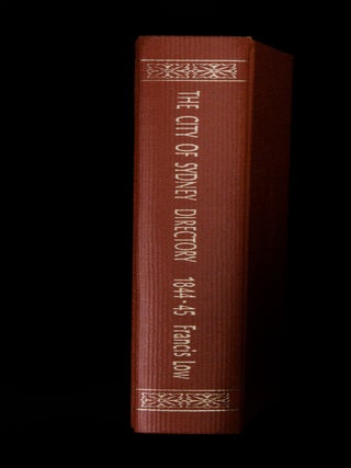THE CITY OF SYDNEY DIRECTORY FOR MDCCCXLIV-V.