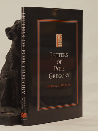 Item #196507 LETTERS OF POPE GREGORY., A study of an unknown tenth century manuscript bound in...