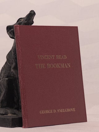 Item #196525 VINCENT READ THE BOOKMAN. Lover of Literature, Author, Publisher, Pioneer Queensland...