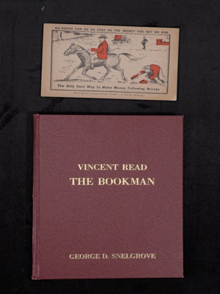 VINCENT READ THE BOOKMAN. Lover of Literature, Author, Publisher, Pioneer Queensland Numismatist.