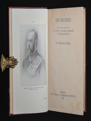 MEMOIRS With A Full Account of The Great Malaria Problem And Its Solution. An Association copy from the Library of Queensland Pioneering Doctor Ernest Sandford Jackson.