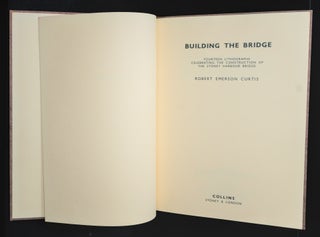 BUILDING THE BRIDGE. Fourteen Lithographs Celebrating The Construction of The Sydney Harbour Bridge.