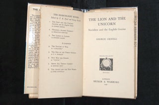 THE LION AND THE UNICORN. Socialism and The English Genius.