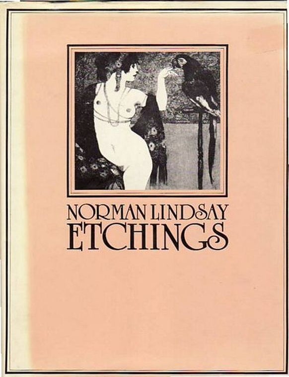 Item #20990 NORMAN LINDSAY ETCHINGS
