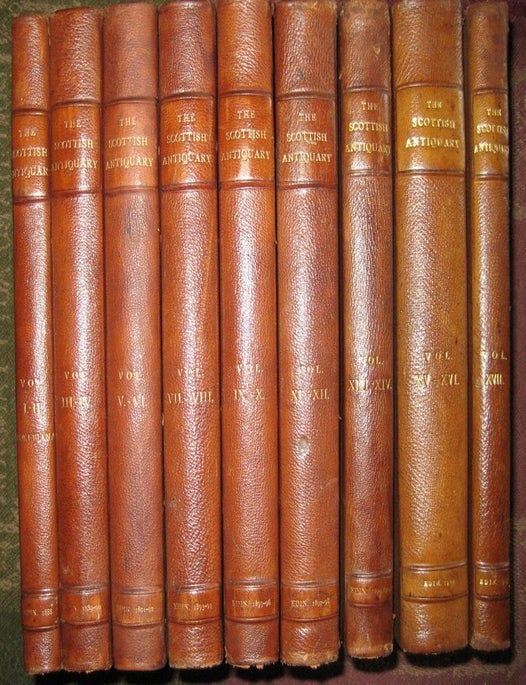 Item #23645 NORTHERN NOTES AND QUERIES OR THE SCOTTISH ANTIQUARY.later THE SCOTTISH ANTIQUARY OR Northern Notes and Queries.; Various Editors throughout the publication. Northern Notes.
