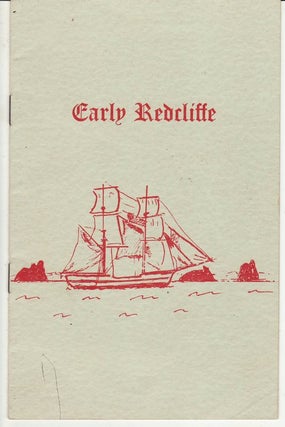 Item #23678 A SHORT HISTORY OF EARLY REDCLIFFE. R. M. STEVENSON