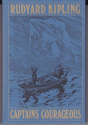 Item #24480 CAPTAINS COURAGEOUS.A Story of The Grand Banks.; Illustrated by I.W.Taber. Rudyard...