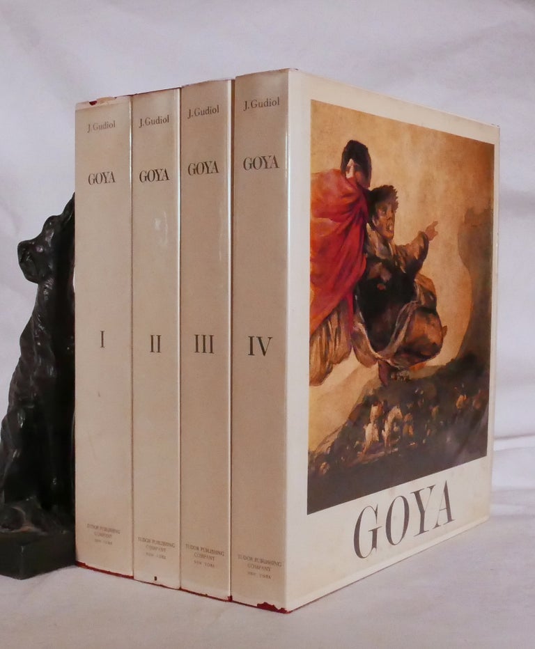 Item #24525 GOYA 1746 - 1828. Biography, Analytical Study and Catalogue of His Paintings. Jose GUDIOL.