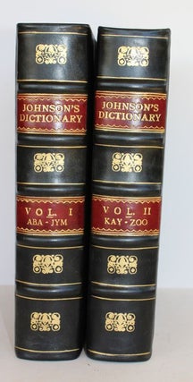 Item #24727 A DICTIONARY OF THE ENGLISH LANGUAGE: in which the words are deduced from their...