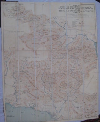 Item #24747 MAP OF PART OF THE MOROBE DISTRICT OF NEW GUINEA. ROBINSON