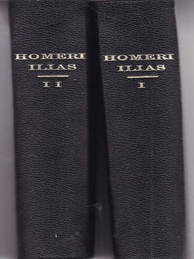 Item #24888 HOMER ILIAS Graece et Latine; Ex Recensione st cum notis Samuelis Clarke. HOMER