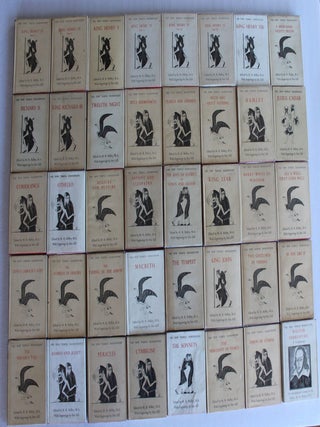Item #25100 The New Temple Shakespeare in 40 volumes. William SHAKESPEARE