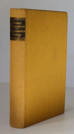 Item #25402 A ROUMANIAN DIARY; Translated from the German my Agnes Neill Scott/. Hans CAROSSA
