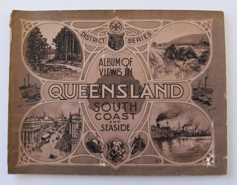 Item #25510 VIEWS SEEN FROM QUEENSLAND RAILWAYS.ALBUM OF VIEWS IN QUEENSLAND ,SOUTH COAST AND SEASIDE. Queensland Railways.