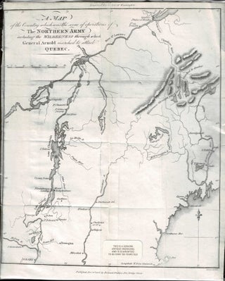 Item #26048 A Map of the Country Which Was the Scene of Operations of The Northern Army Including...