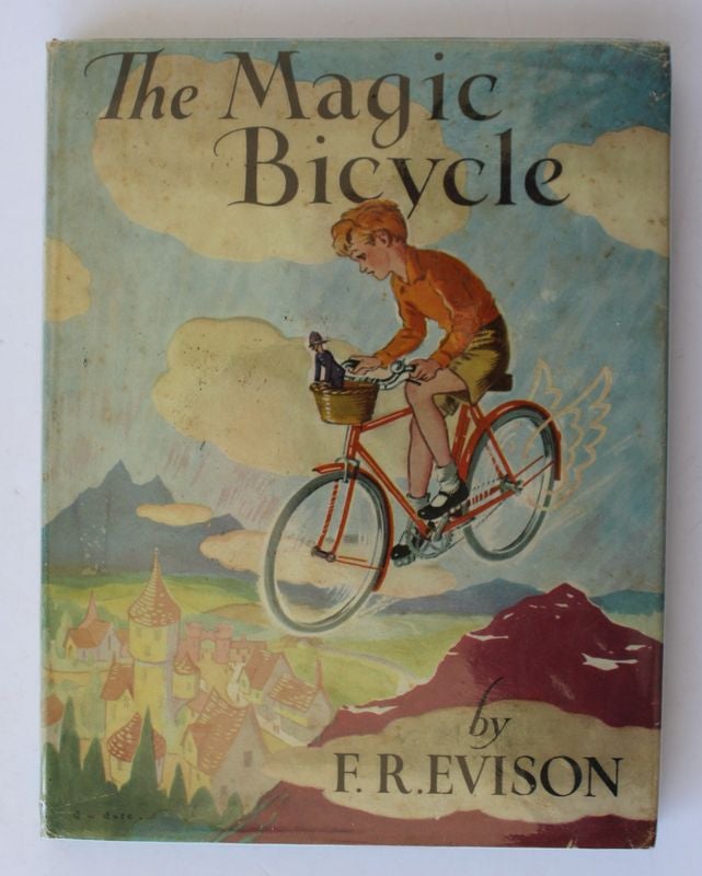 Item #26124 THE MAGIC BICYCLE.; Illustrated by G W Goss. F. R. EVISON.