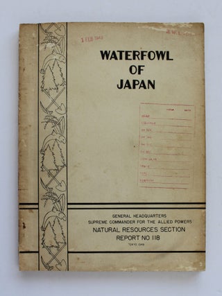 Item #26282 WATERFOWL OF JAPAN. General Headquarters Supreme Commander